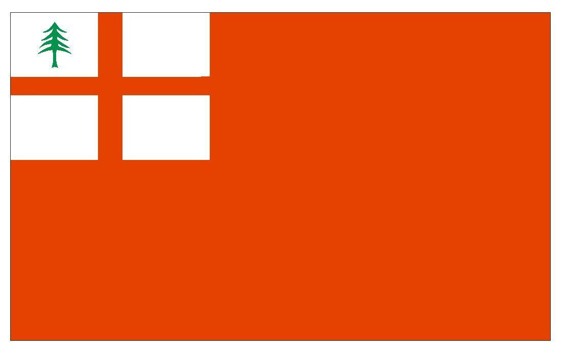 New England International Flag Sticker Decal F342
