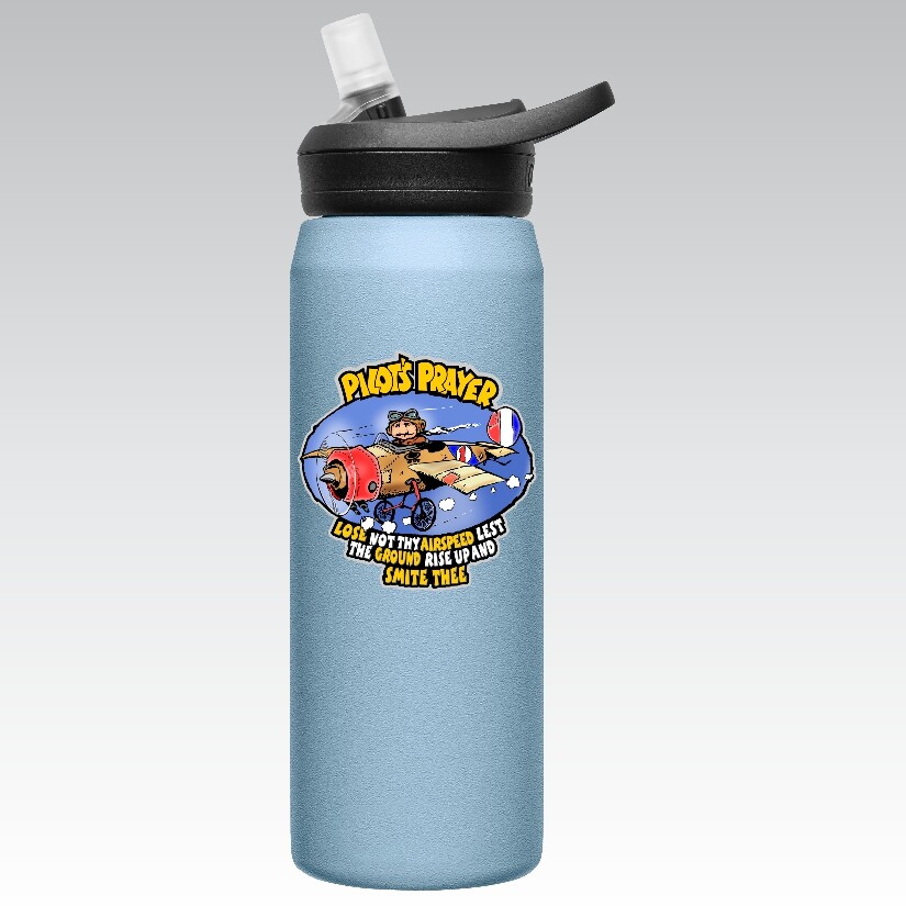 Pilot's Prayer Funny Retro Decal Pilot