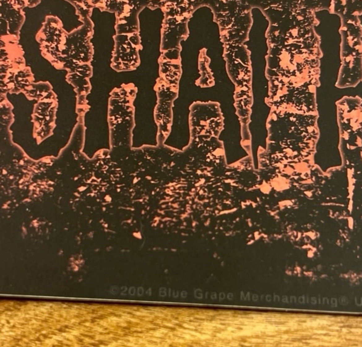 VINTAGE & RARE 2004 Shai Hulud Sticker Pack (5)