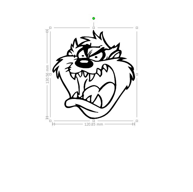 Taz vinyl wall, home, car sticker, decal, window oracal 651 choose