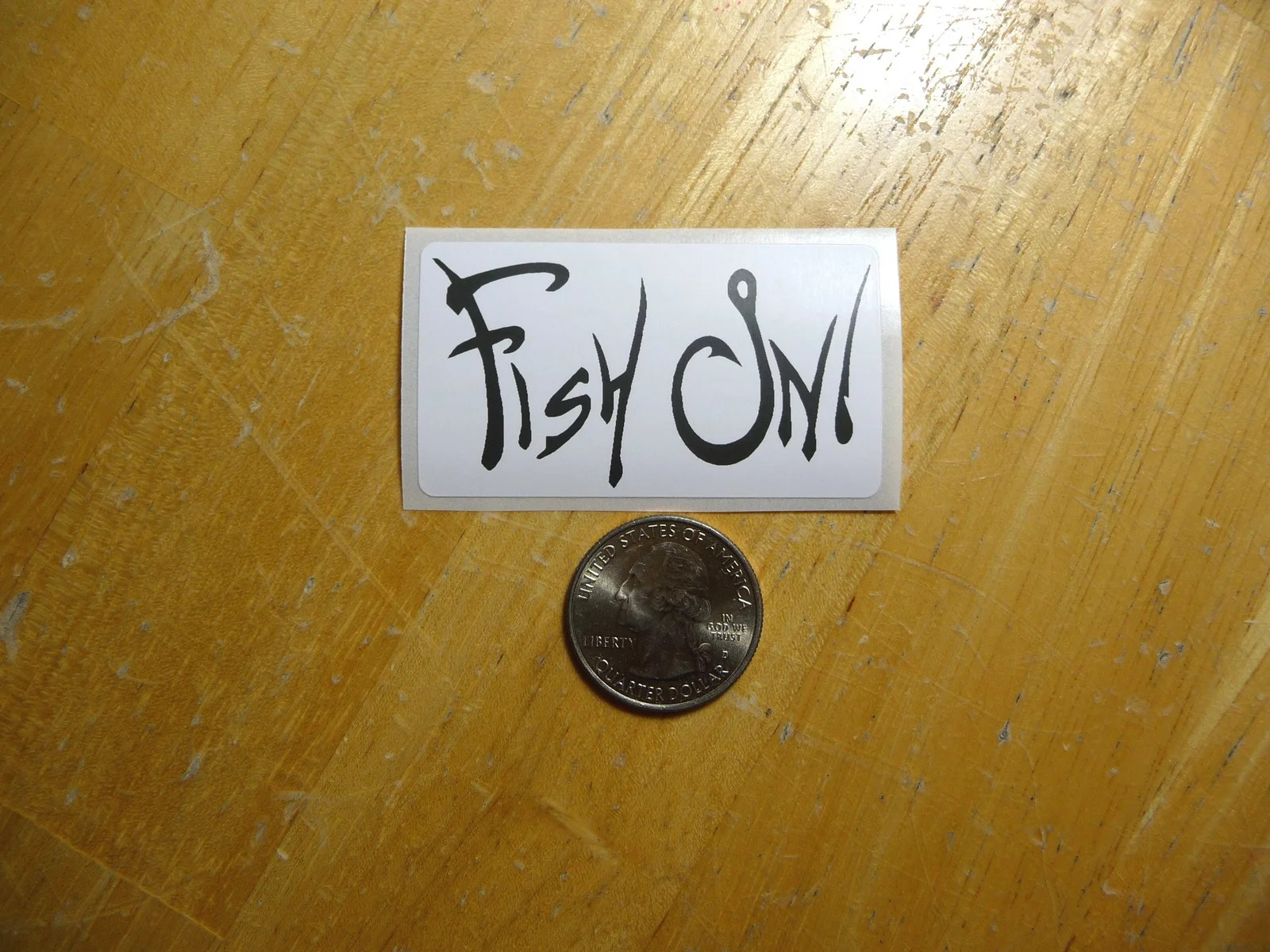 FISH ON STICKER DECAL 1 – 50 BULK PACK FUNNY FISHING LAKE OCEAN