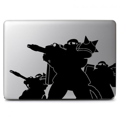 Gundam MS-06 Zaku II Decal Sticker for Car Window SUV Wall Decor Laptop Macbook