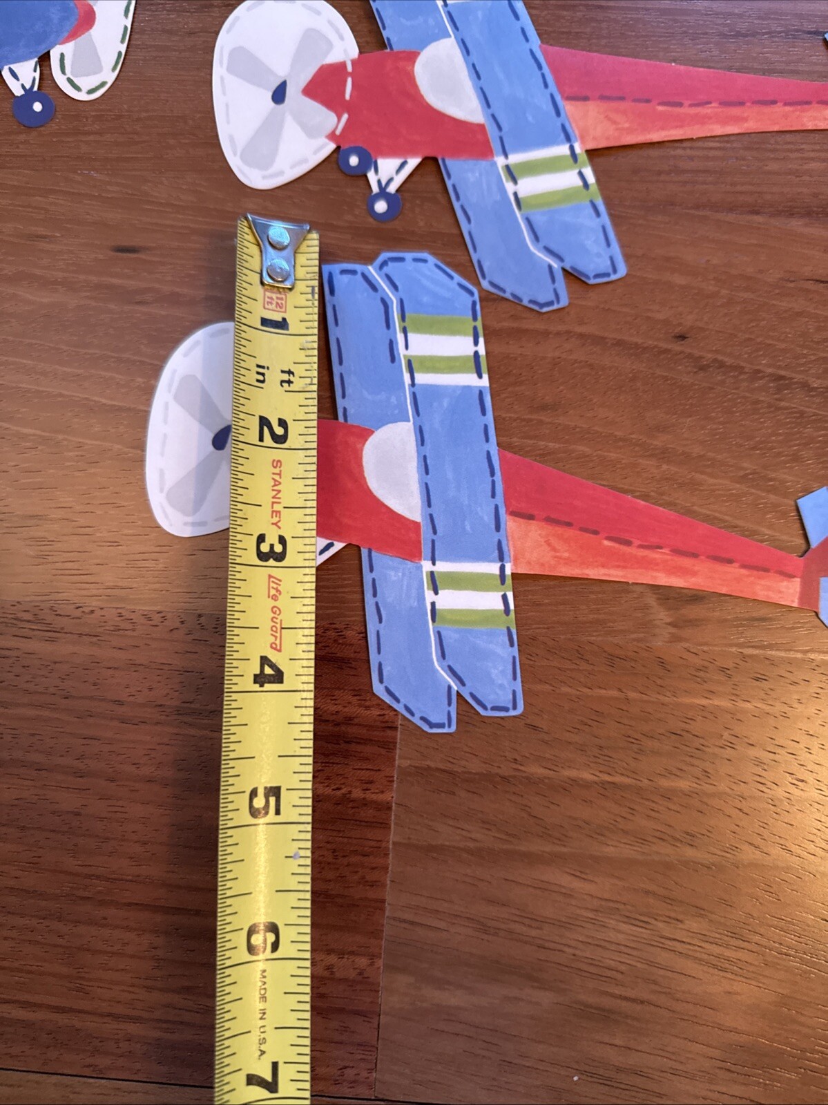 NEW 25 Pottery Barn Kids Vintage Airplane Planes Wallies Wall Cutouts Decals