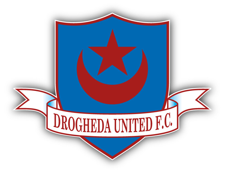 Drogheda United F.C. Ireland Soccer Football Car Bumper Sticker Decal 5" x 4"