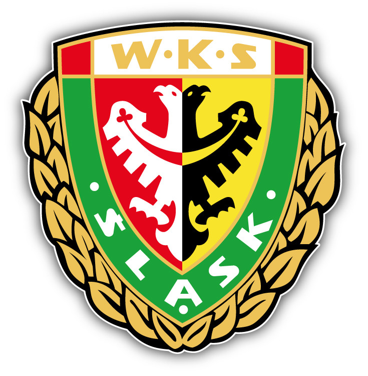 Slask Wroclaw FC Poland Soccer Football Car Bumper Sticker Decal 4" x 5"