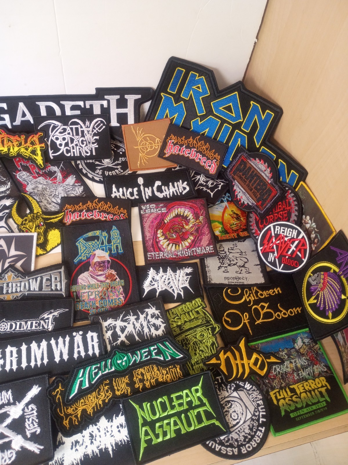 78 Death Metal Iron On Patches Lot Sale