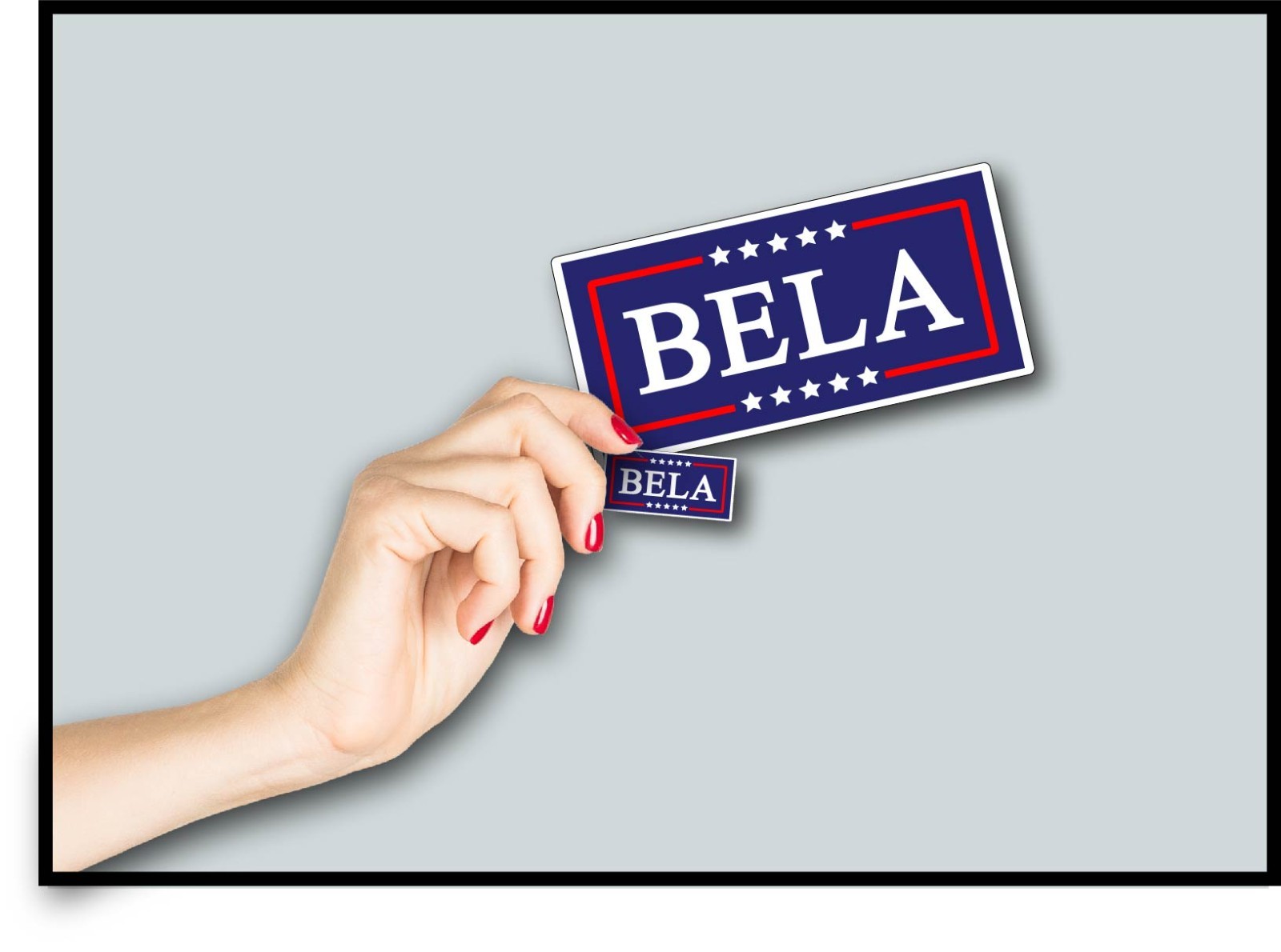 Bela Trump Post Decal Sticker Political Social Media Posting MAGA Trend Meme lol