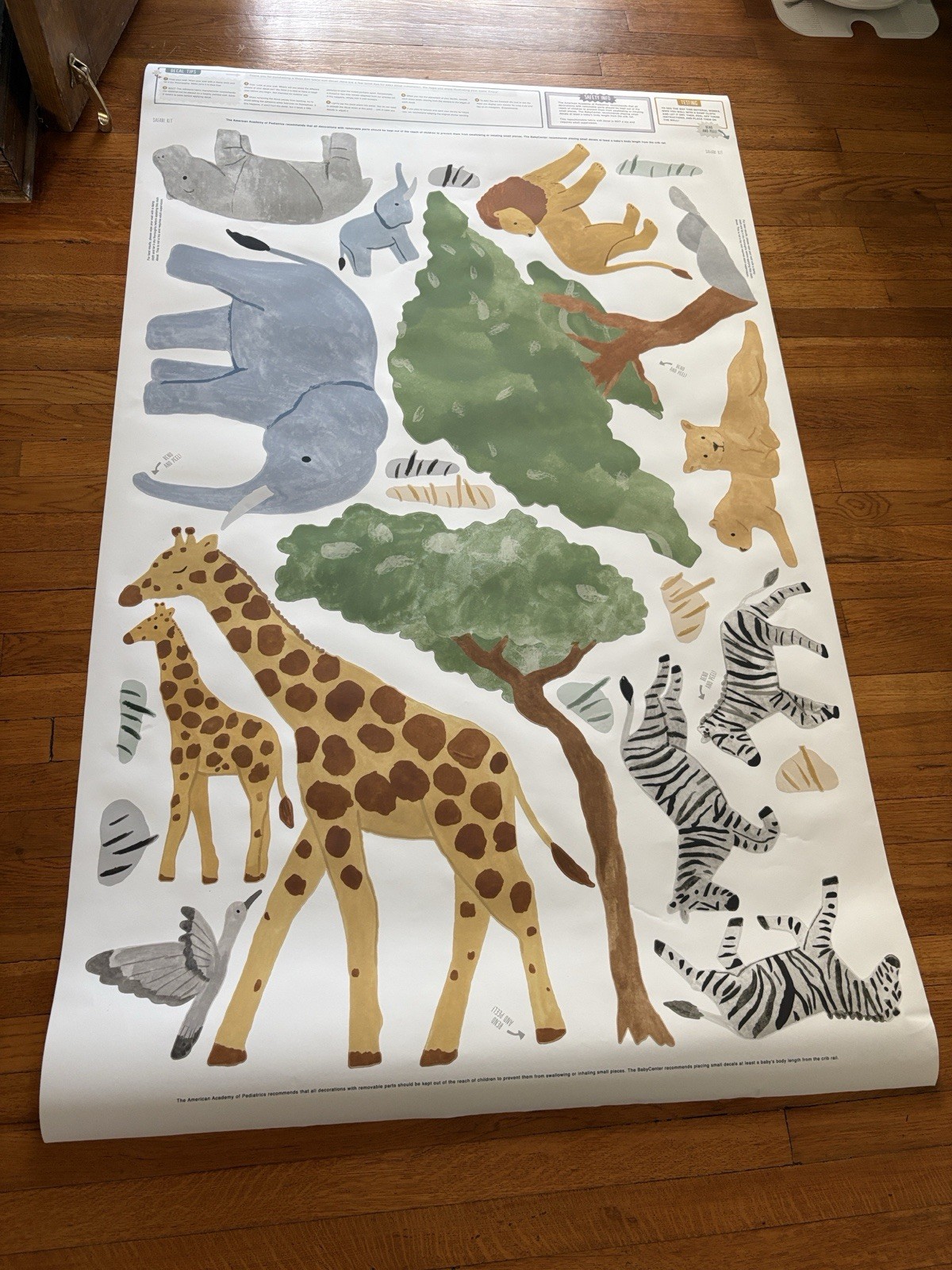 Brand New west Elm Mej Mej Safari Decals
