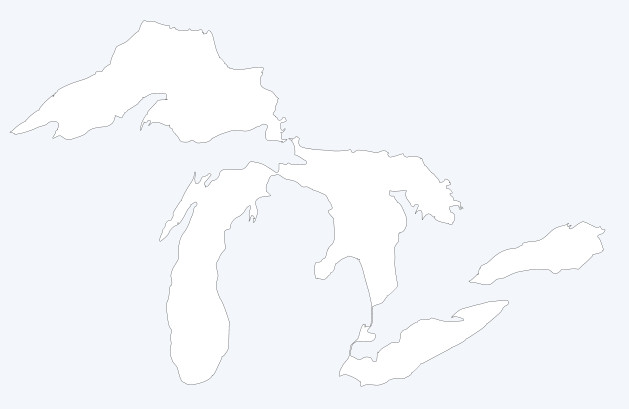 Michigan Great Lakes Vinyl Decal Sticker – You choose color and size
