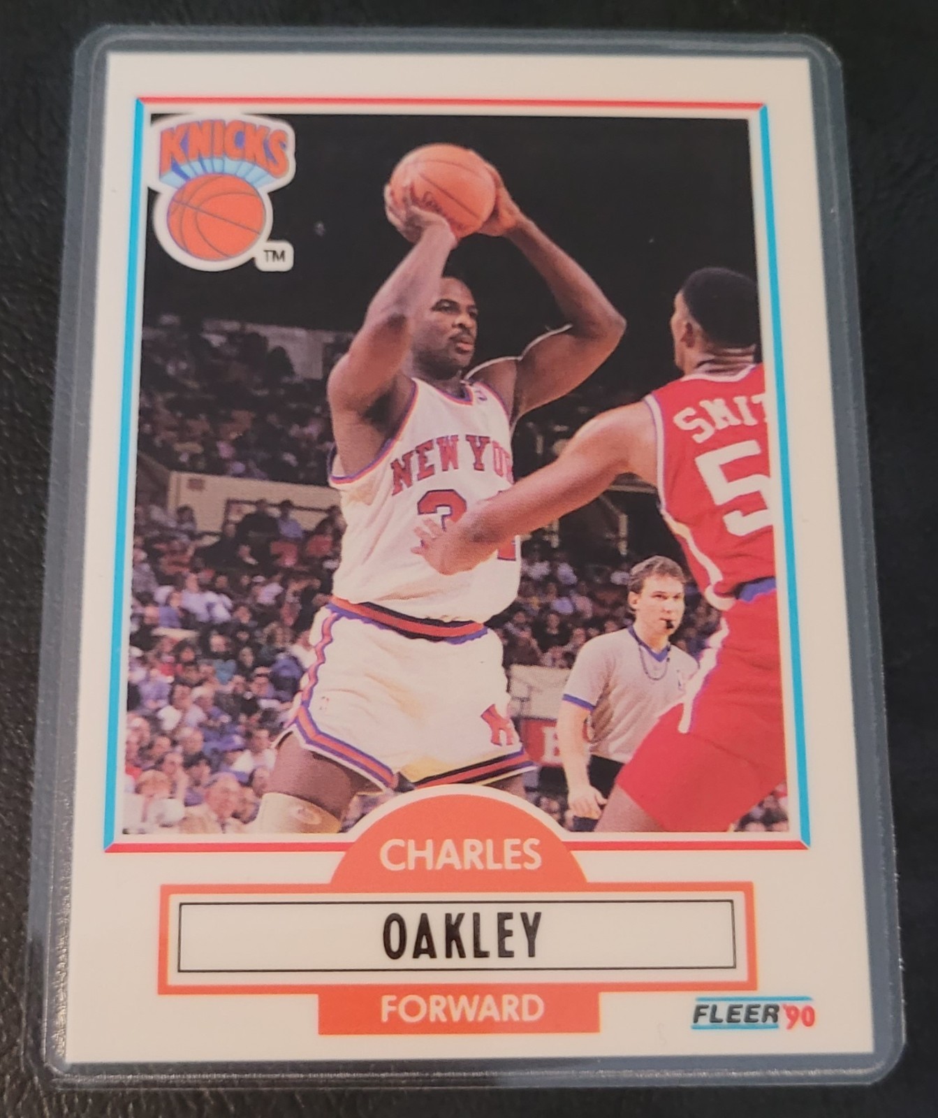 Charles Oakley Knicks Basketball Card HOF Fridge/Locker/Cabinet Laminated Magnet