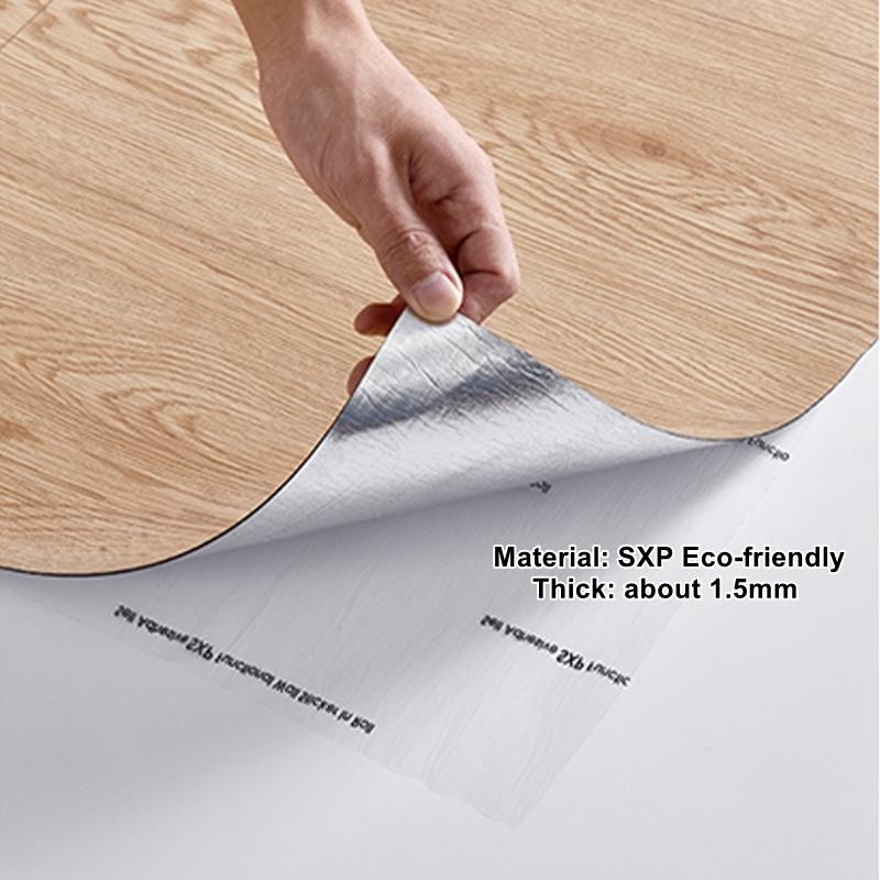 40cm Thicken Wood Grain Pvc Floor Sticker, Waterproof Self-adhesive Home Decor.