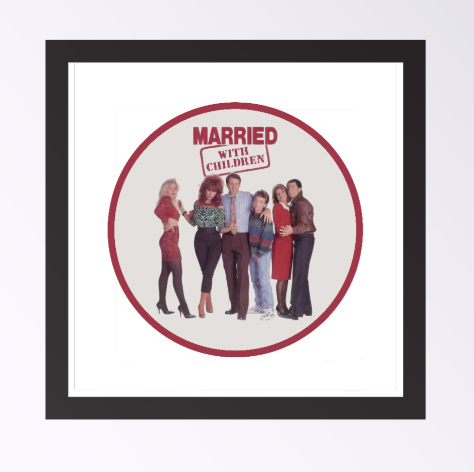 Married With Children – 4" Vinyl Decal Handmade Laptop Decor Vehicle Cooler Mug