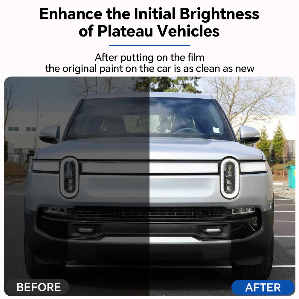 For Rivian R1T 2021-2023 Paint Protection Film Precut Kit Gloss Clear PPF TPU