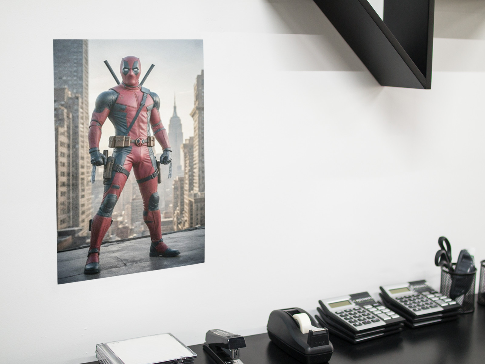 DEADPOOL Comic Wall Vinyl Decal Graphic Poster (Removable Adhesive Backing)