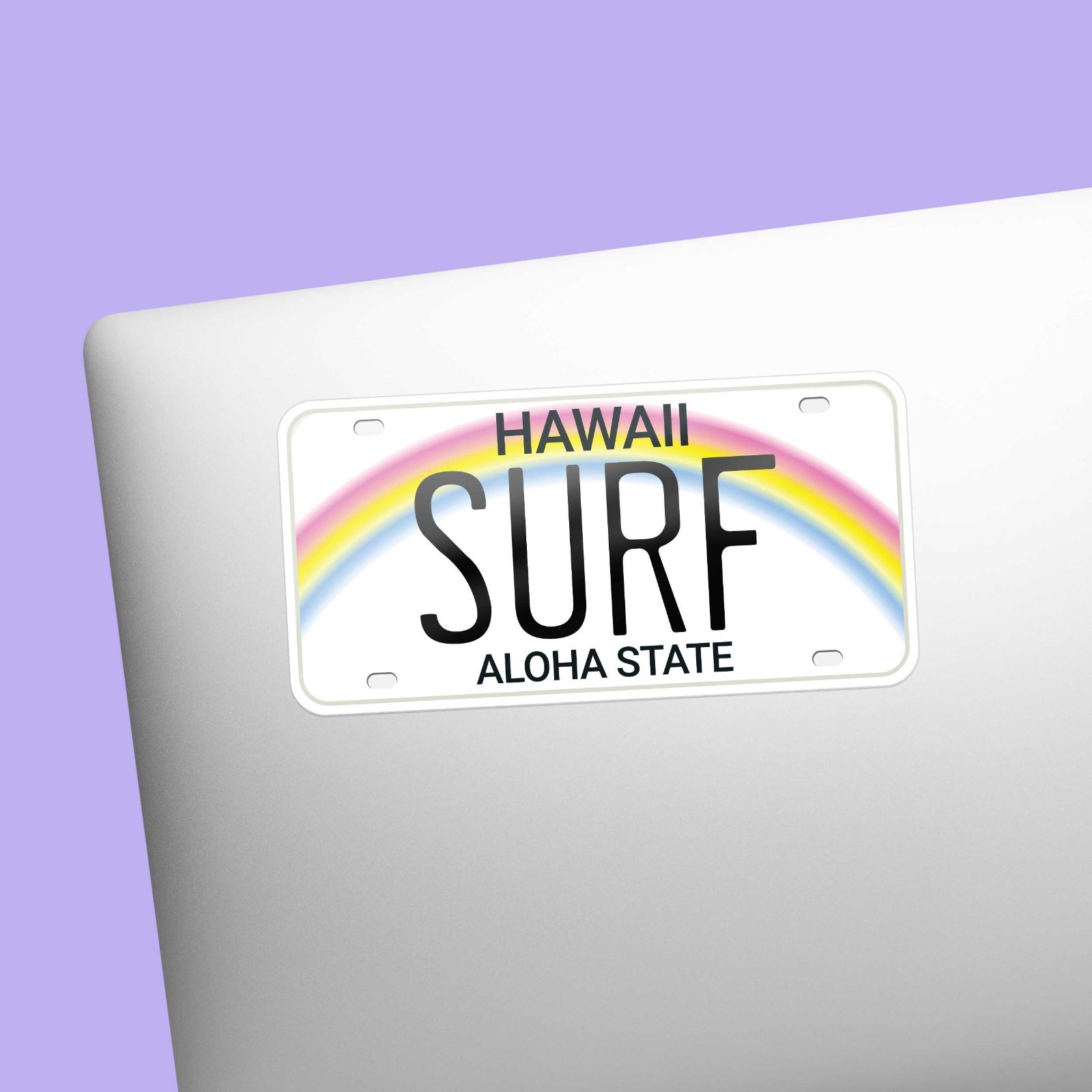 Hawaii License Plate Sticker – Choose Your City or Hawaiian Phrase