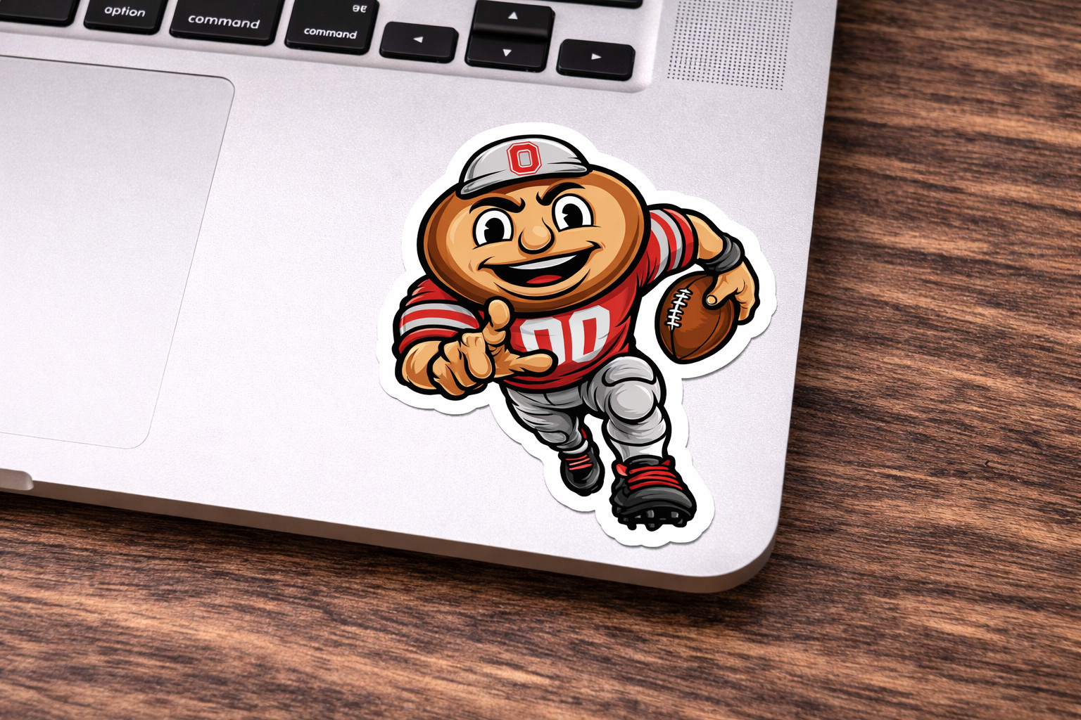 Weather Resistant Vinyl Sticker – Ohio State Football Buckeye State 01