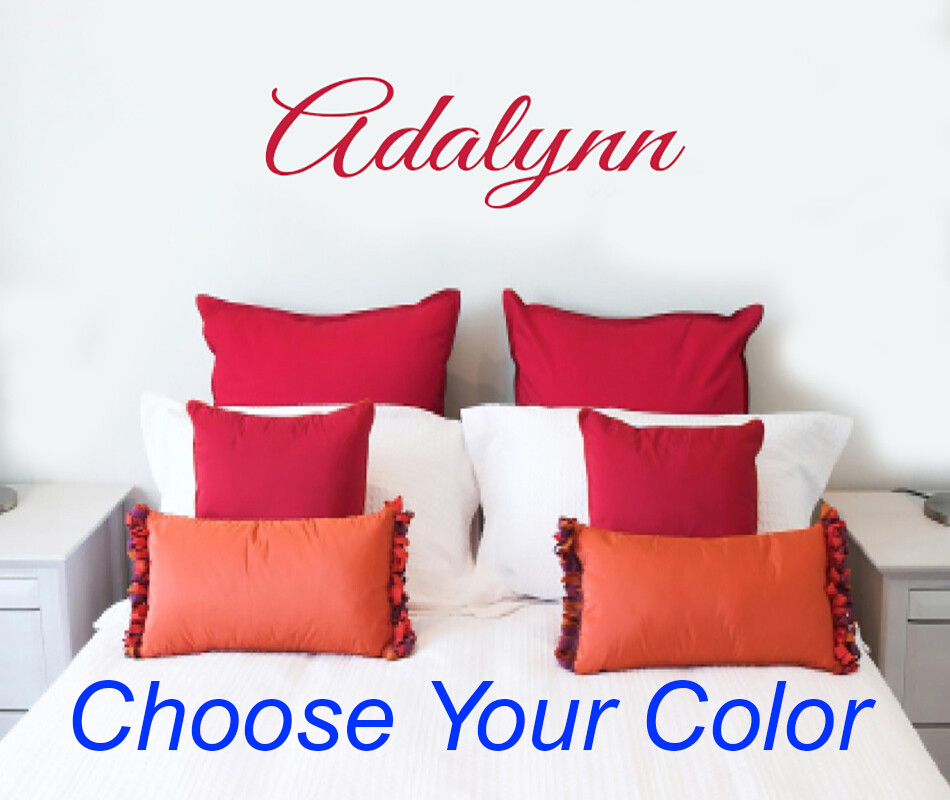 Child's Baby Name Wall Decal Personalized Custom Nursery Boy Kids Girls Room