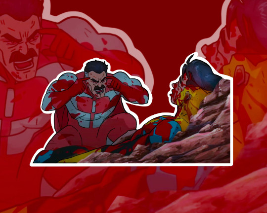 Invincible Omni Man Think Mark Think Vinyl Sticker