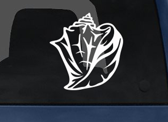 Ocean Biology Summer Beach – Conch Seashell Version 1 – Car Tablet Vinyl Decal