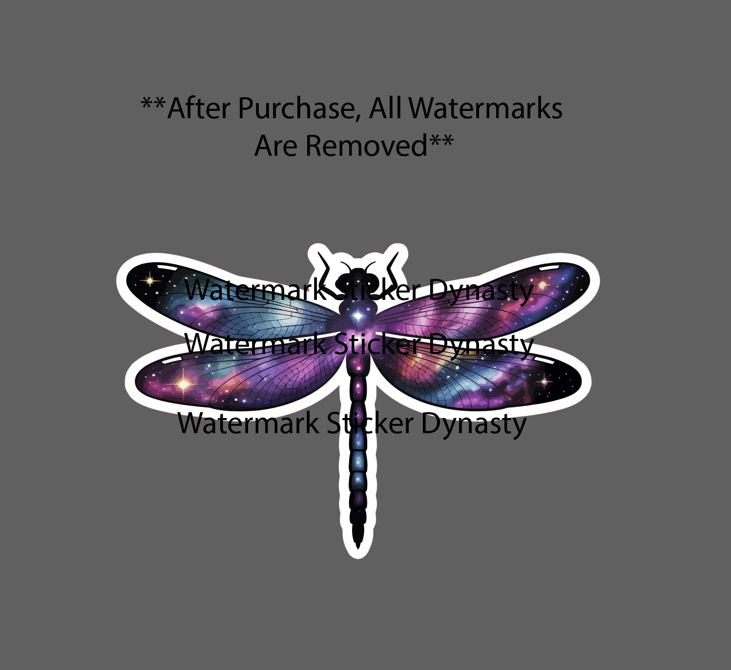Butterfly Sticker Waterproof Decal Galaxy Space Planets Animal Art Gift NEW