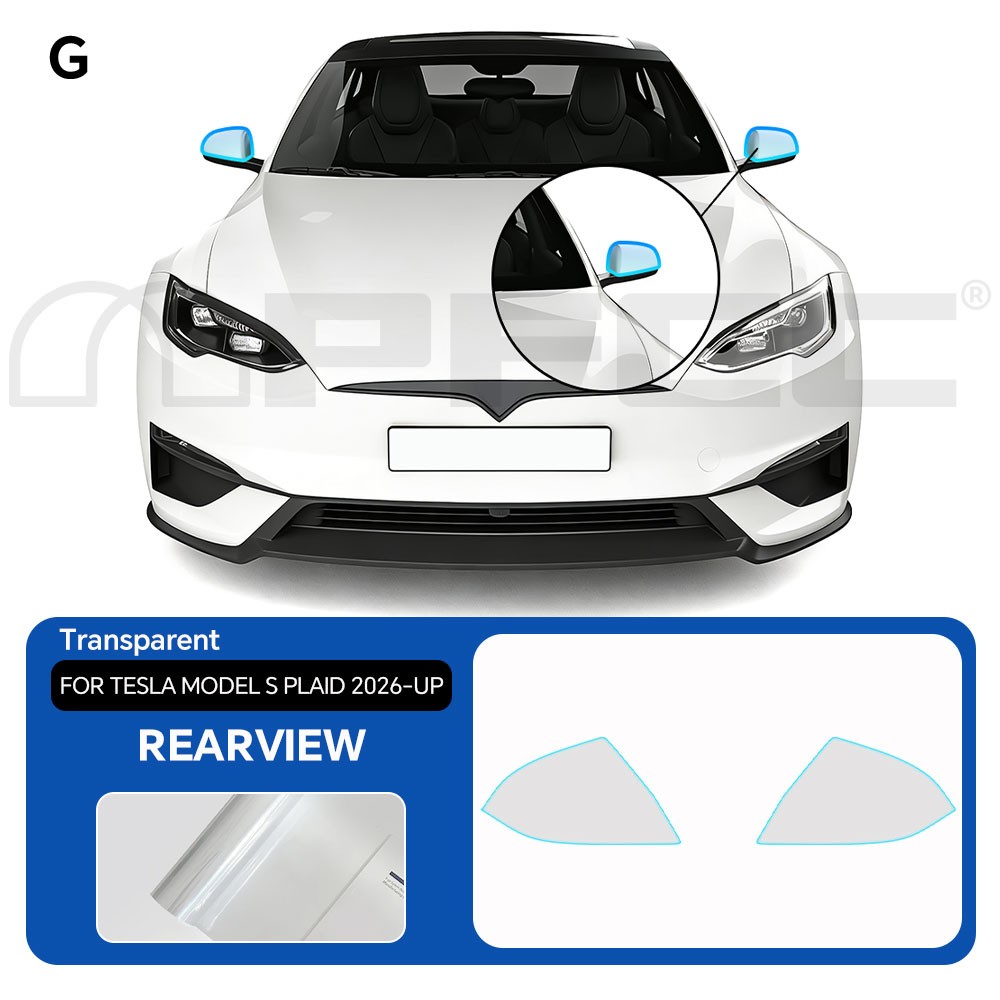 Full Car For Tesla Model S Plaid 2026-UP Precut Paint Protection Film 8.5Mil TPU