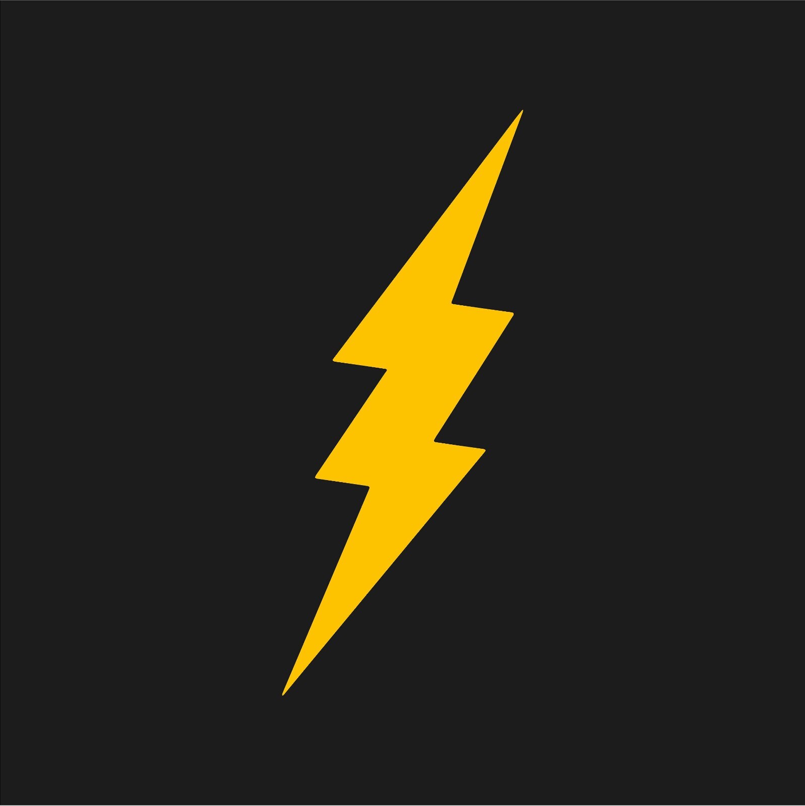 Lightning Bolt Vinyl Decal Window Electric Shock symbol Sticker