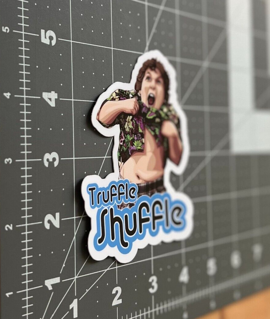Chunk "Truffle Shuffle" Goonies Vinyl Sticker Decal