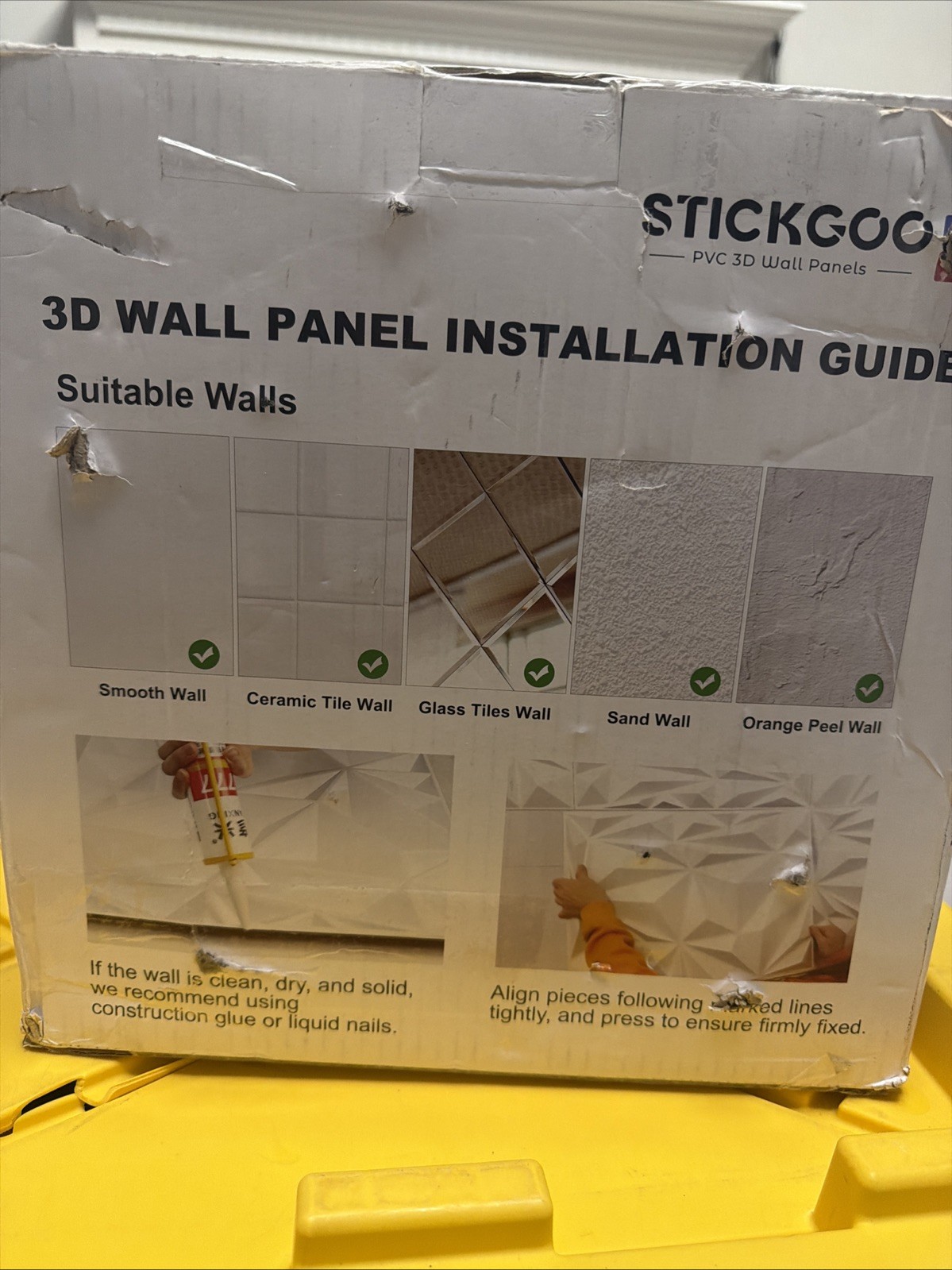 33-sheet 11.8"x11.8" PVC Drop Ceiling Tiles&3D Wall Panel, cover 32 Sq.Ft.