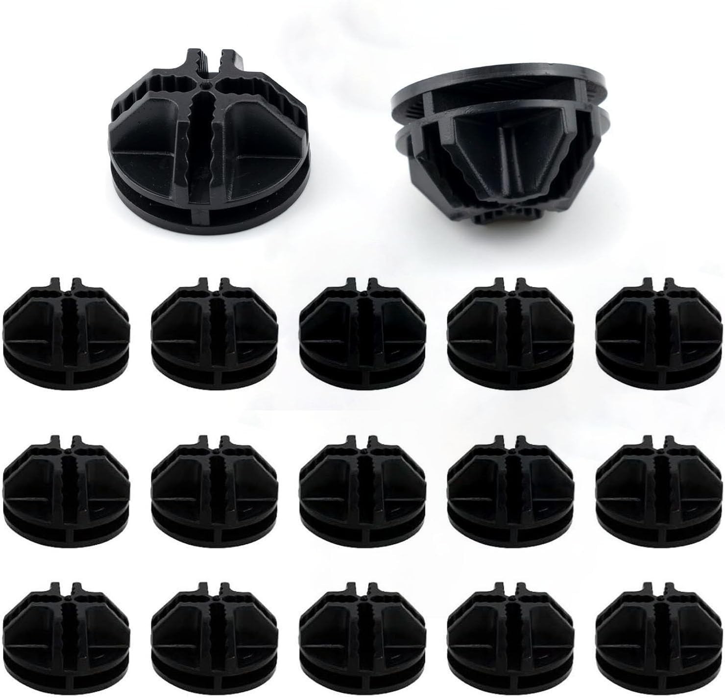 30 PCS Metal Wire Cube Connectors for Storage Organizer, Grid Connectors |