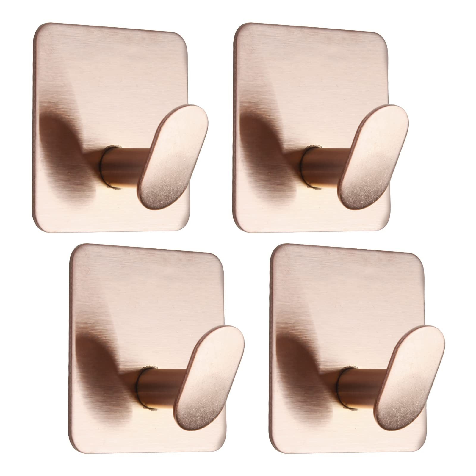 Wall Hooks Coat Hook, Stainless Steel Adhesive Hooks Heavy Duty Sticky,Waterp…