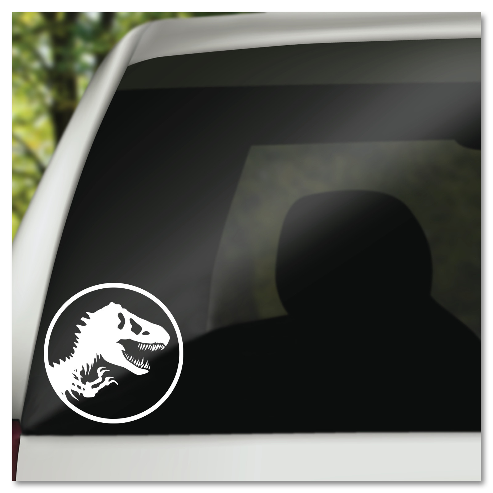6" Jurassic Park T-Rex Skeleton Movie Vinyl Decal Sticker