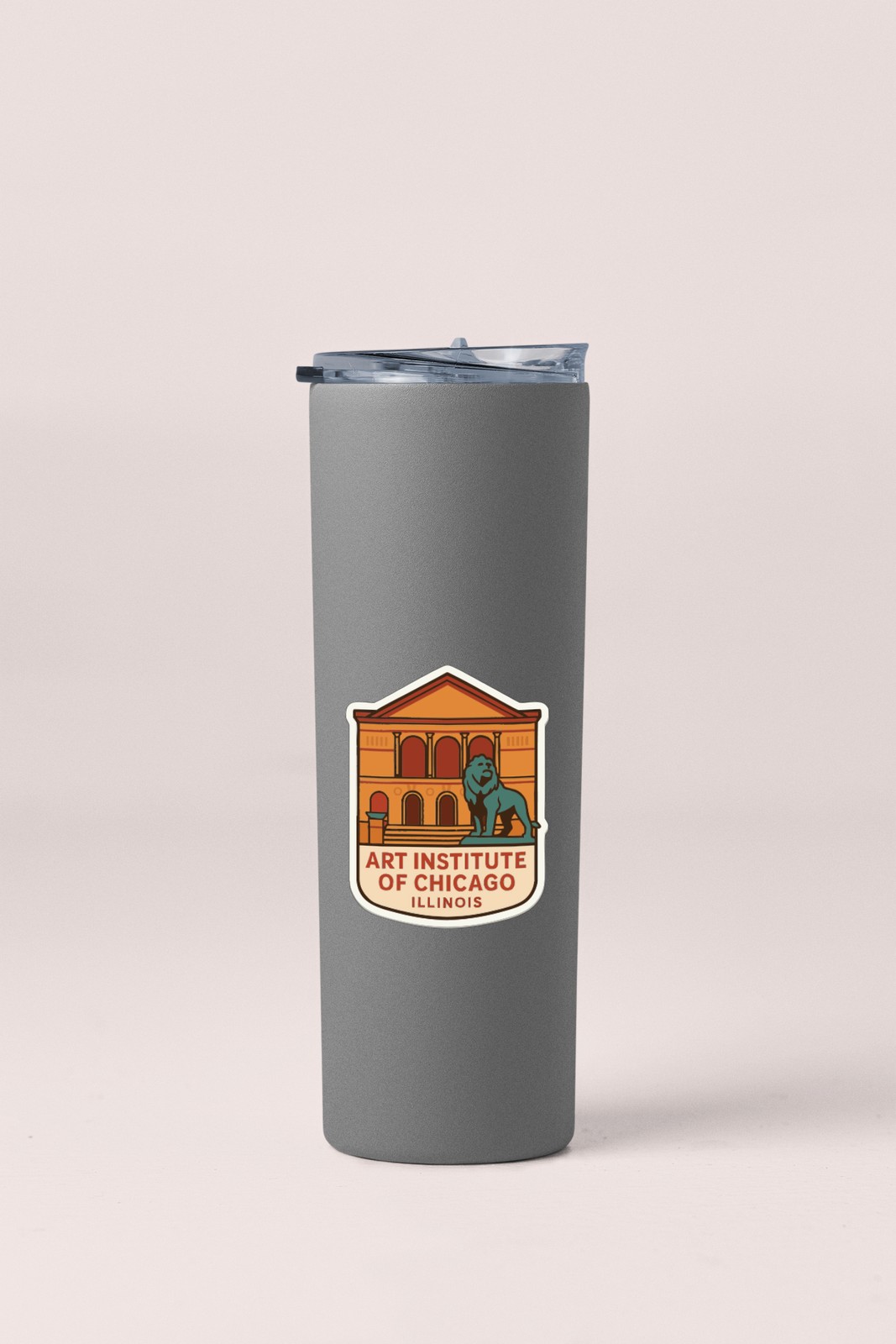 Art Institute of Chicago Illinois Sticker Decal Vinyl Die-Cut Symbolic Landmark