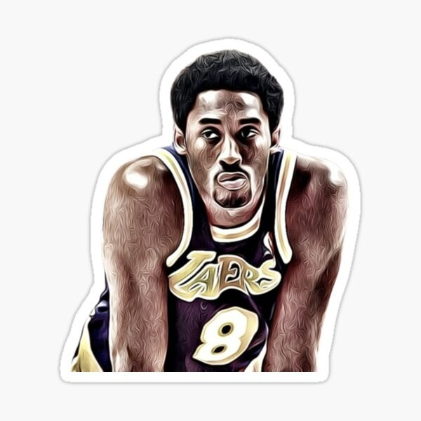 Kobe Bryant black mamba Sticker Gloss Laminate l Waterproof uv resistant