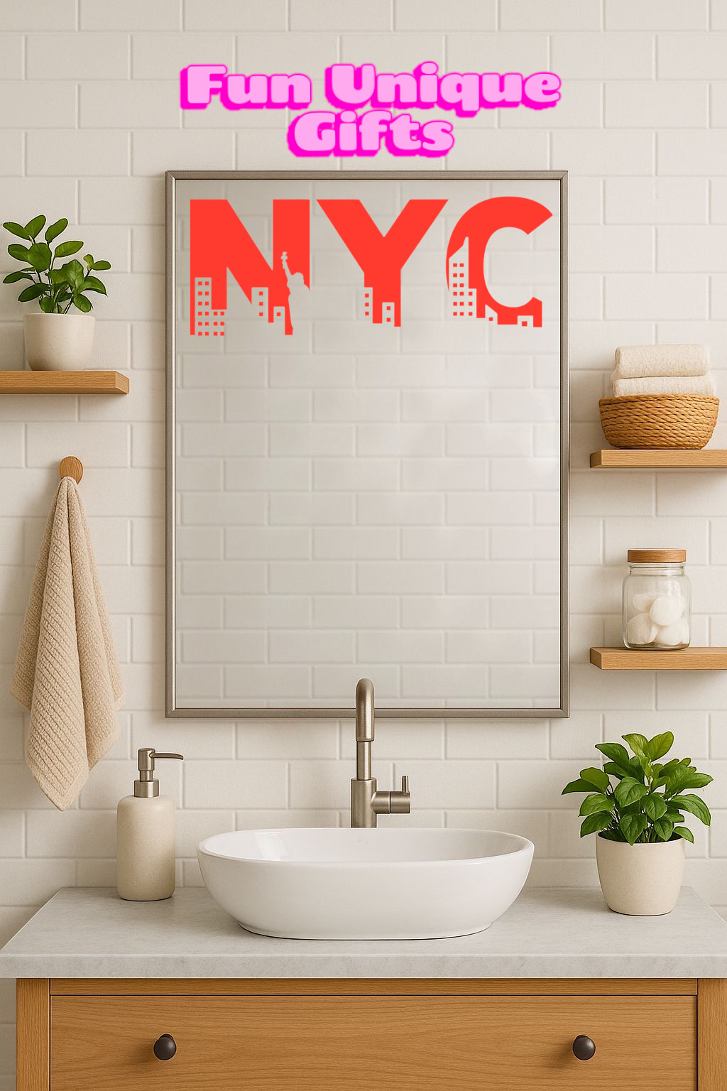 NYC New York City Vinyl Decal Sticker -Multiple Colors & Sizes- SHIPS FREE!