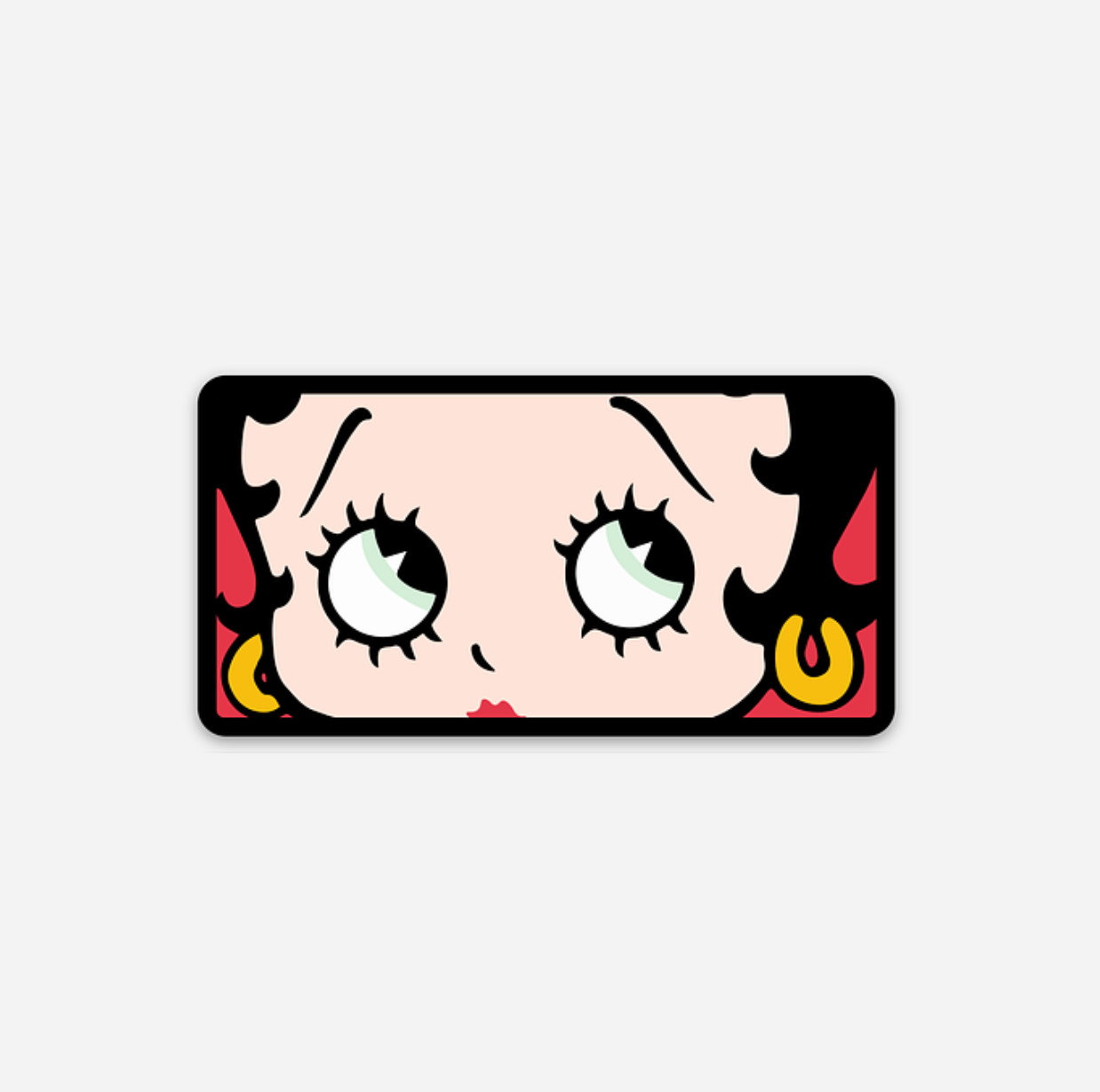 3" Betty Boop Sticker Vintage Cartoons Matte Finish