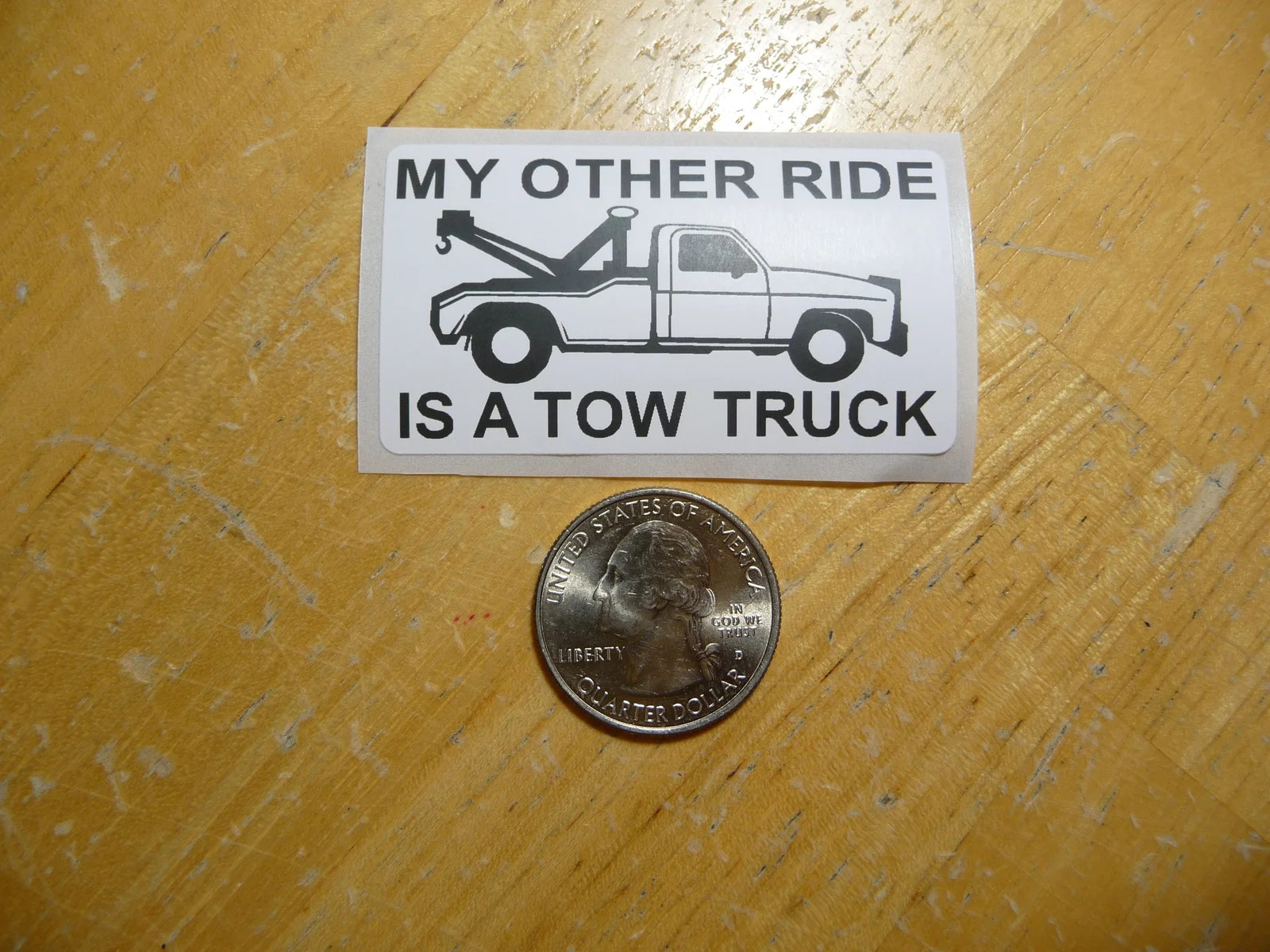 MY OTHER RIDE IS A TOW TRUCK STICKER DECAL 1 – 50 BULK PACK FUNNYAUTO BREAKDOWN