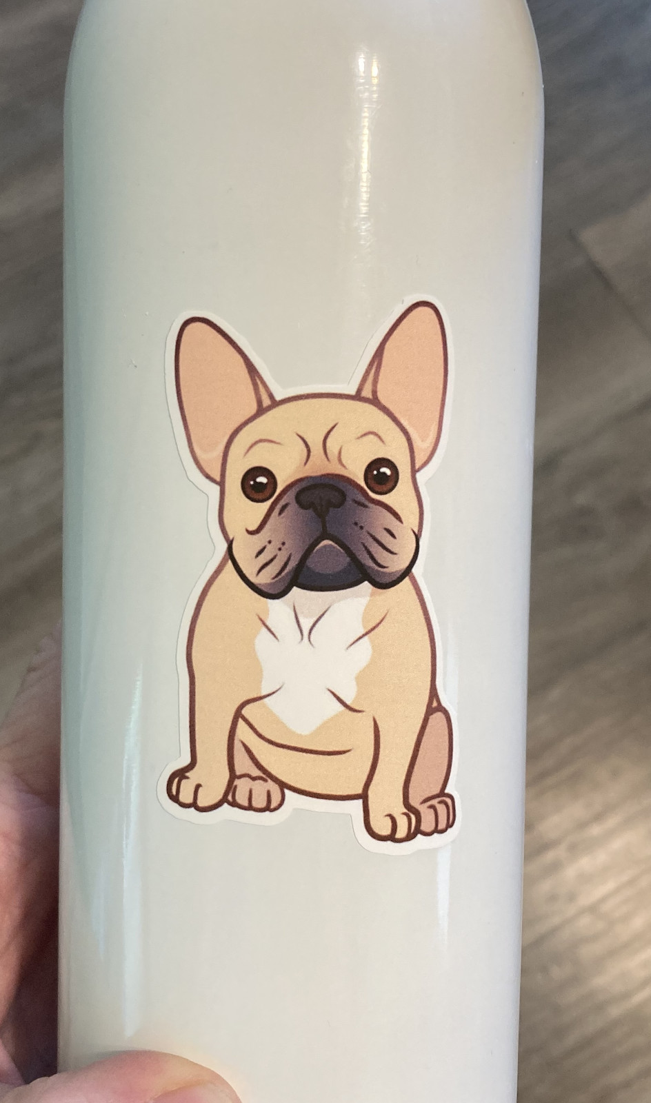 French Bulldog Sticker Tan French Bulldog Sticker Vinyl Laminated Water Proof