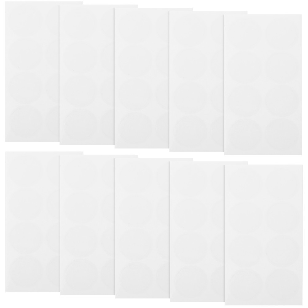 10 Sheets Sun Detection Stickers Uv Protection Patch Anti-collision Window Test