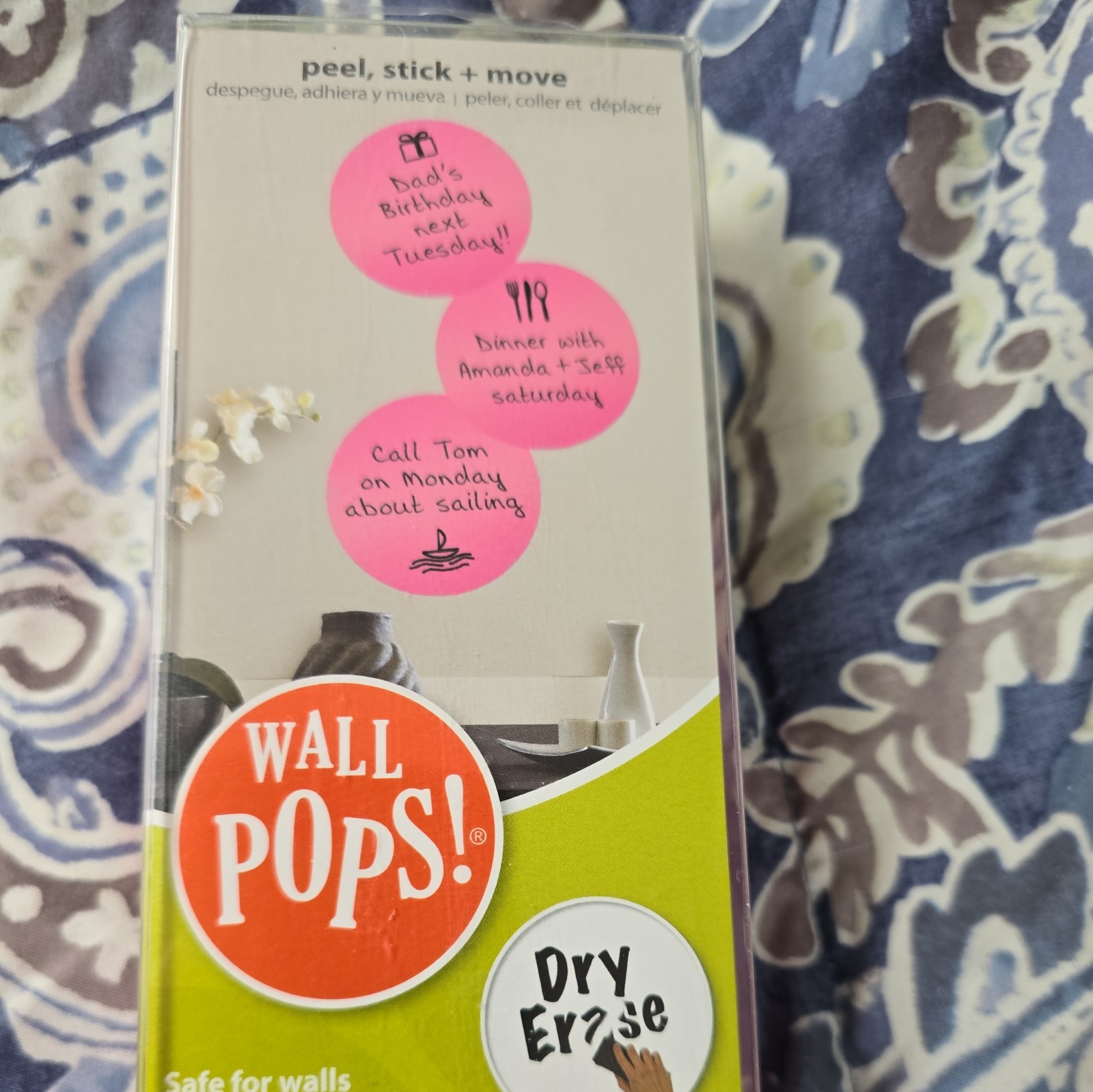 WallPops! Wall Art – 3 Dots Wall Decal in Pink – 3 (13” X 13”) Made In the USA
