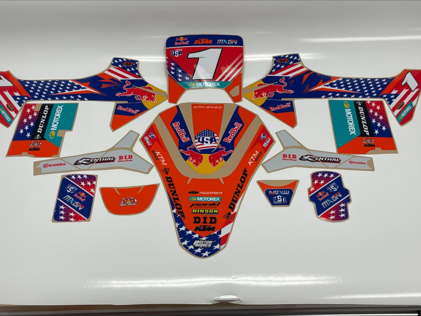 KTM SX E2 FULL CUSTOM GRAPHICS THICK USA MADE QUALITY SXE2 SX-E2