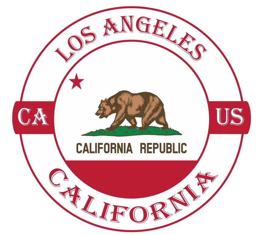 Los Angeles California Sticker Decal A729