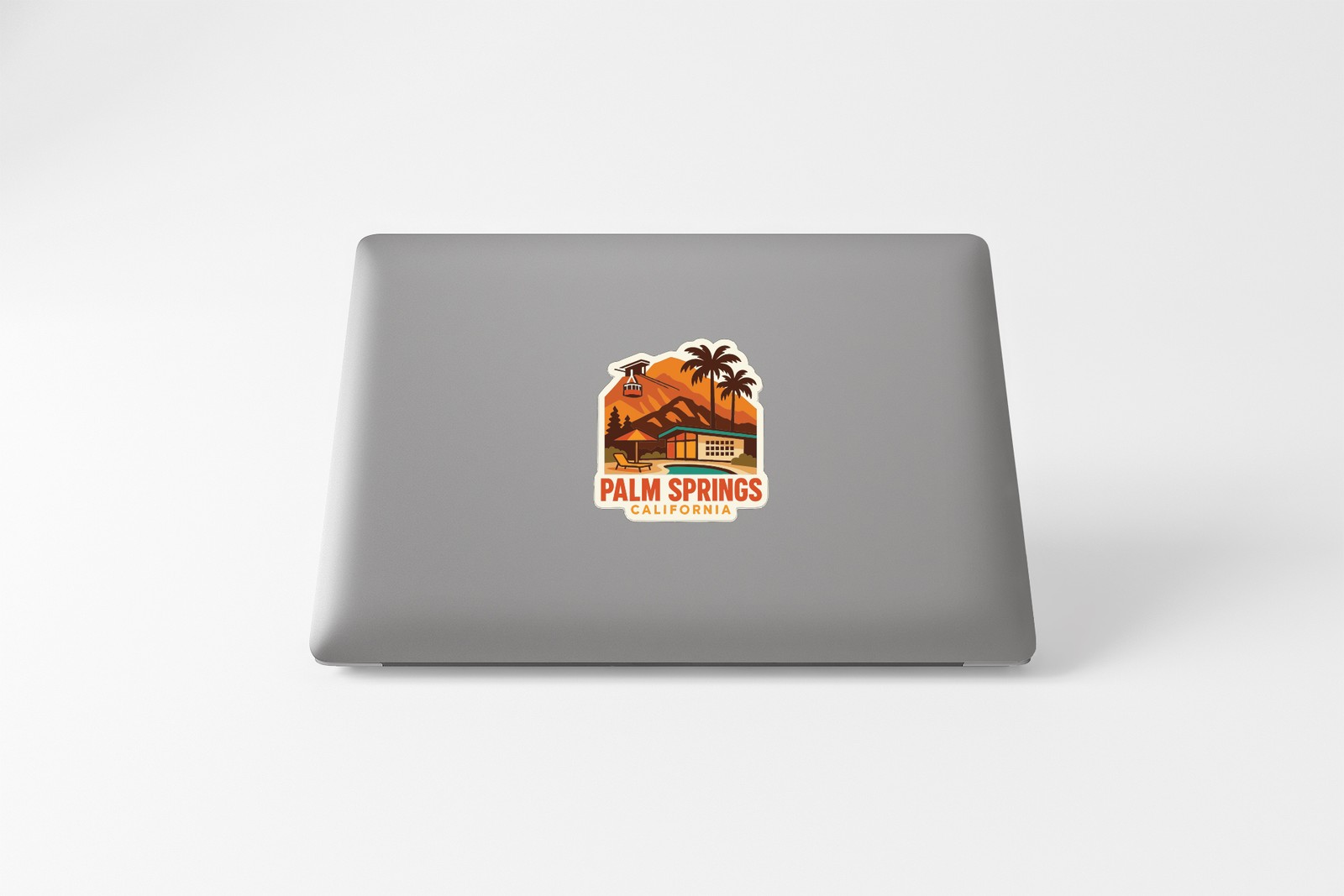 Palm Springs Sticker Decal Vinyl Die-Cut City Skyline Landmark Design