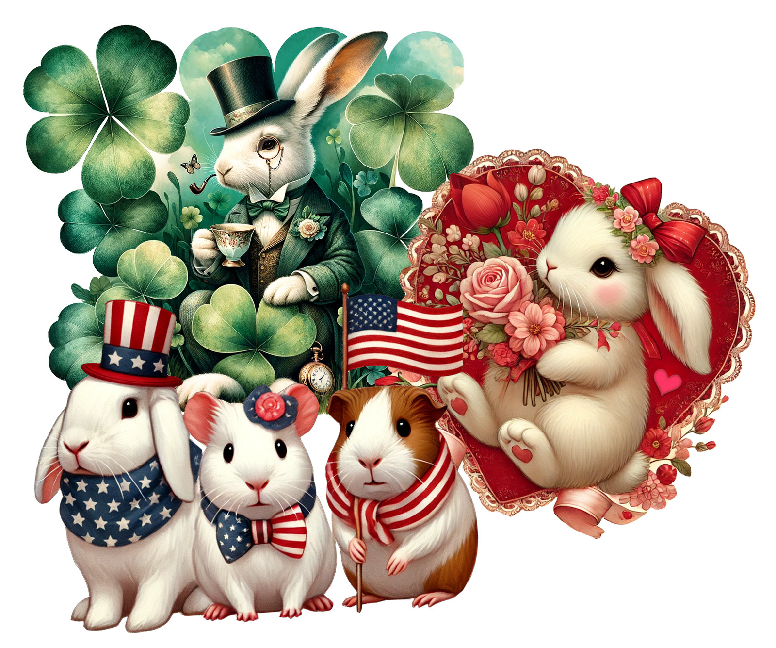 Springtime Celebration Sticker Series