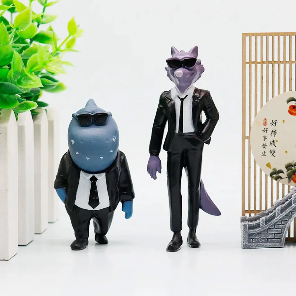 6Pcs The Bad Guys Figures Set Cartoon PVC Action Model Toys Kids Gift