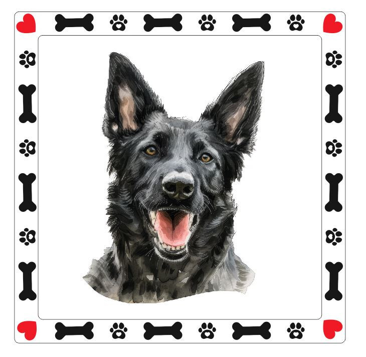 Dutch Shepherd Dog Sticker Decal A840