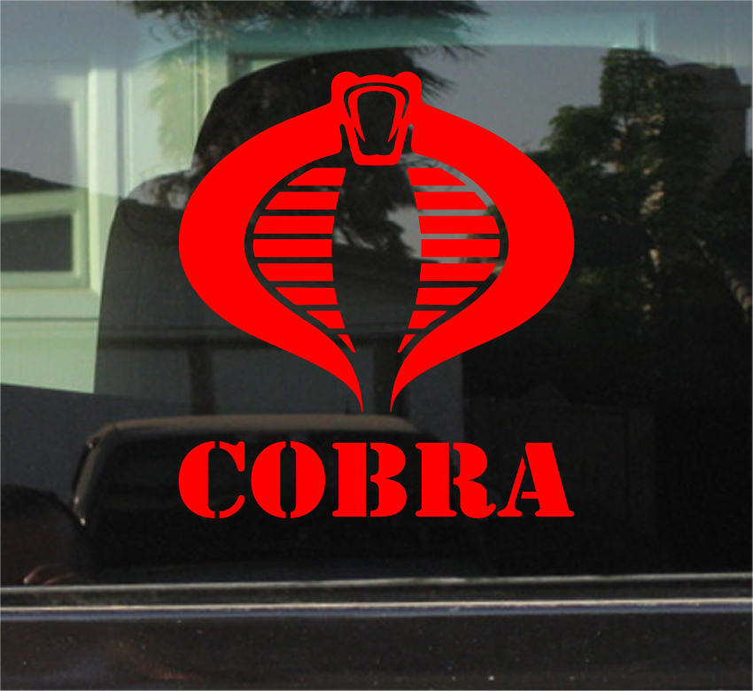 Cobra (GI Joe) 7 inch Custom Vinyl Sticker / Decal