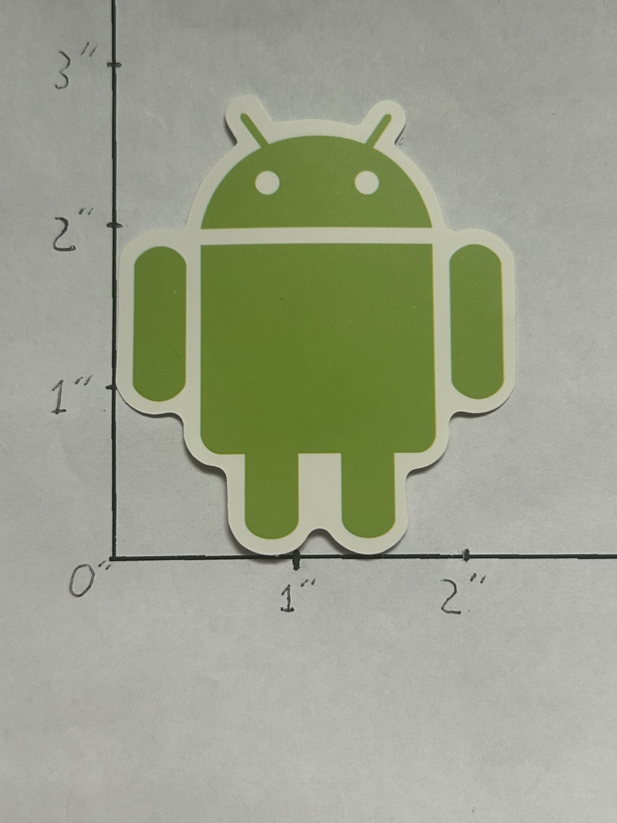 Android Logo Sticker Bomb Vinyl Laptop Waterbottle Luggage Decal