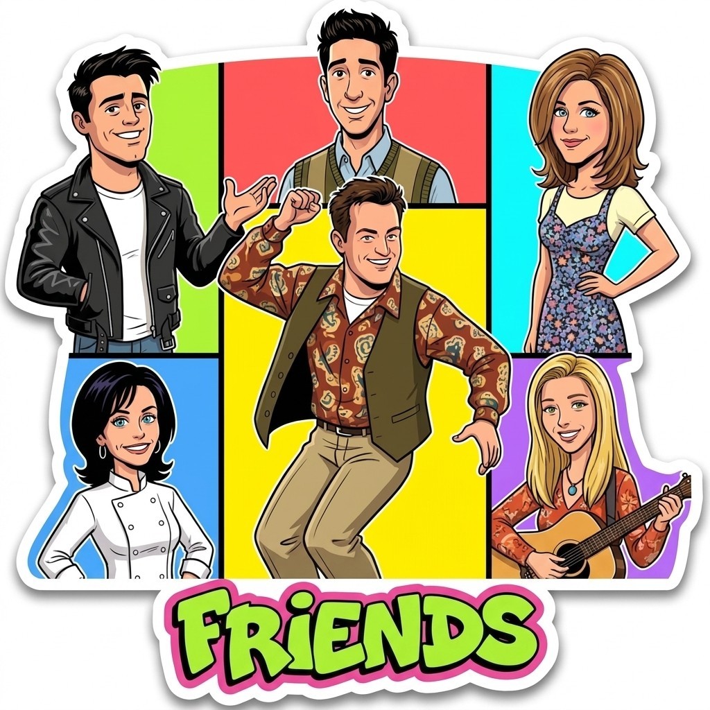 Tv Show Decal Sticker Phone Laptop 3 Inches PICK ONE