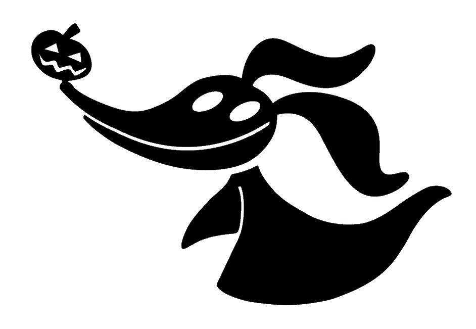 ZERO DOG GHOST, JACK SKELLINGTON'S DOG, NIGHTMARE, Decal Sticker for Car, Laptop