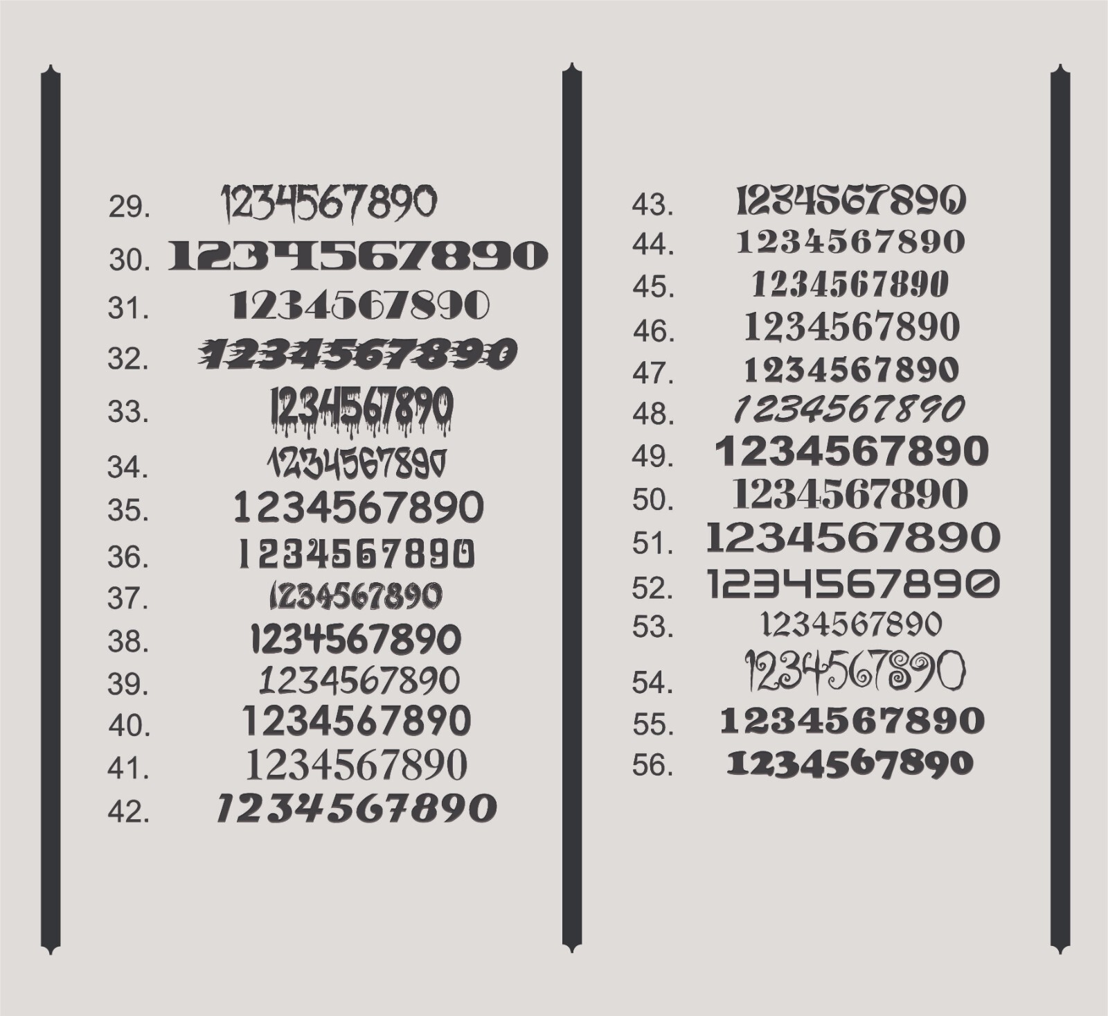 Custom Vinyl Number Decal Sticker Mailbox DOT Vehicle Boat Date Waterproof